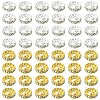 150Pcs 3 Styles Iron Rhinestone Spacer Beads RB-YW0001-13G-2