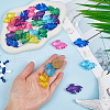 SUNNYCLUE 36Pcs 6 Colors Transparent Acrylic Pendants MACR-SC0001-64-3