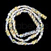 Electroplate Glass Beads Strands EGLA-B007-02A-AB01-2