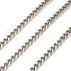 Stainless Steel Curb Chains CHS-G040-02P-1