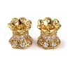 925 Sterling Silver Micro Pave Clear Cubic Zirconia Beads STER-P061-03A-G-1