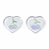 Transparent Resin Pendants RESI-N030-002D-3