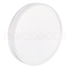 Flat Round Transparent Acrylic Display Base DJEW-WH0034-50D-1