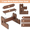 2-Tier Wooden Jewelry Organizer Display Risers ODIS-WH0058-19A-5