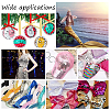 Eco-Friendly Plastic Paillette Beads PVC-PH002-01-WH-6