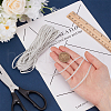 10 Yards Polyester Braided Lace Trims SRIB-WH0011-240B-3