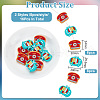 GOMAKERER 16Pcs 2 Style Television/Telephone Food Grade Silicone Focal Beads SIL-GO0001-16-2