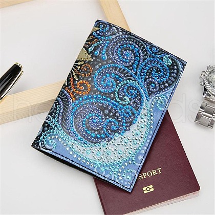 DIY Diamond Painting Passport Cover Kits DIAM-PW0010-39F-1