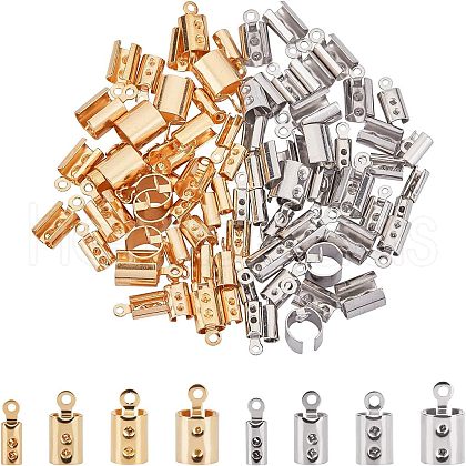 Unicraftale 304 Stainless Steel Folding Crimp Ends STAS-UN0010-32-1