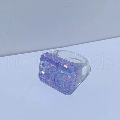 Resin Finger Rings for Women FS-WG0B89E-02-1