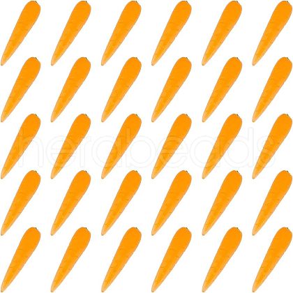 Olycraft 30Pcs PVC Carrot AJEW-OC0003-14-1