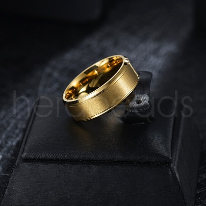 201 Stainless Steel Finger Rings for Women WG1765E-45-1
