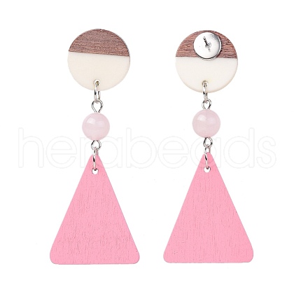 Stud Earrings EJEW-JE03007-06-1