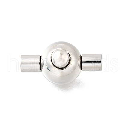 Brass Bayonet Clasps KK-P306-09P-1