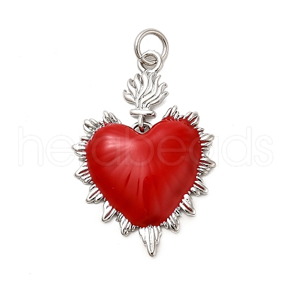 Brass Enamel Pendants KK-P303-03P-1