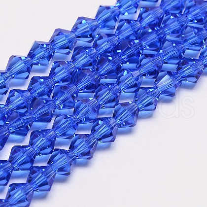 Transparent Glass Beads Strands EGLA-A039-T6mm-D08-1