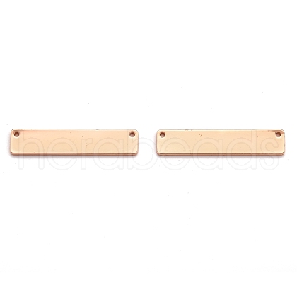 Brass Links Connectors KK-E785-37RG-1