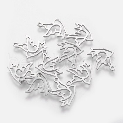 Non-Tarnish 201 Stainless Steel Pendants STAS-S105-T208-1