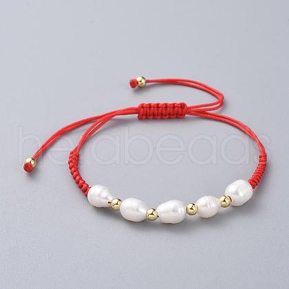 Mother's Day Jewellery Braided Bead Bracelets BJEW-JB04821-01-1