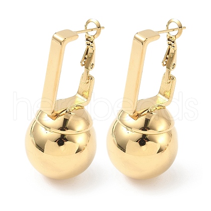 304 Stainless Steel Hoop Earrings EJEW-V015-03G-1