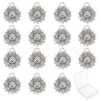 SUNNYCLUE 120Pcs Tibetan Style Alloy Pendants TIBEP-SC0002-07-1