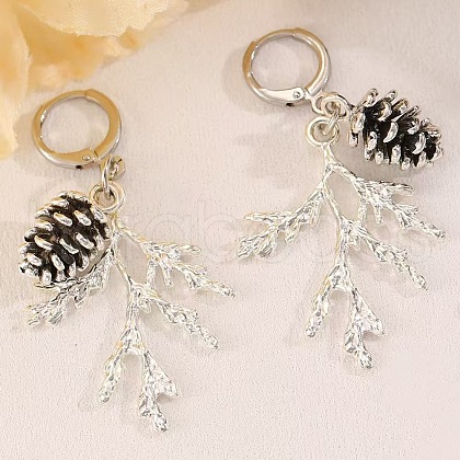 Fashionable Alloy Hoop Earrings FS-WG44DA2-10-1