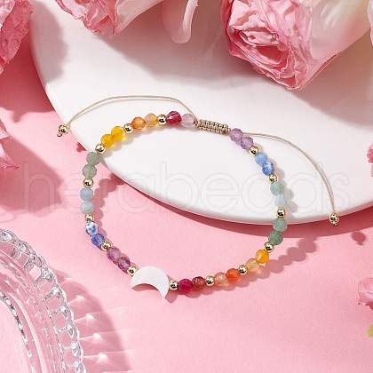 Adjustable Braided Nylon Thread Bracelets for Women BJEW-JB11660-01-1