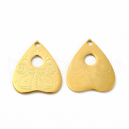 Ion Plating(IP) 304 Stainless Steel Pendants STAS-F290-16G-1