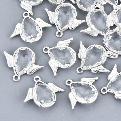 Faceted Glass Pendants X-GLAA-S191-001D-S-NR-1