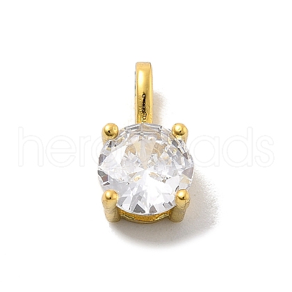 925 Sterling Silver with Cubic Zirconia Charms STER-Q004-04G-1