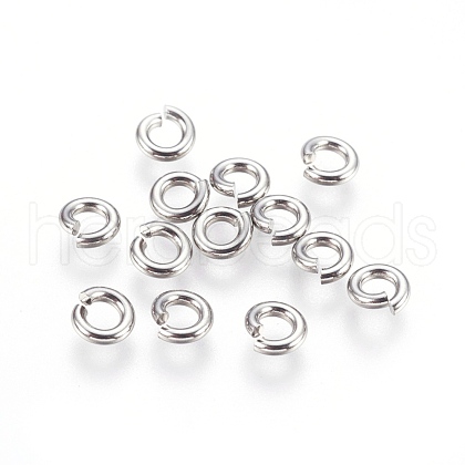 Tarnish Resistant 304 Stainless Steel Open Jump Rings STAS-P212-25P-12-1