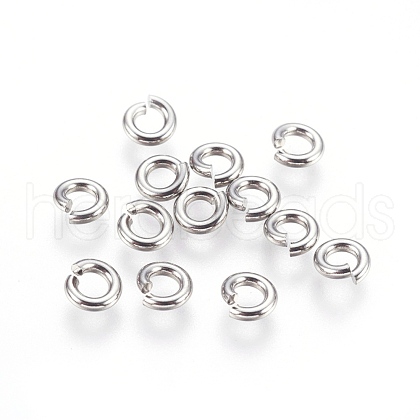 304 Stainless Steel Open Jump Rings STAS-P212-25P-12-1