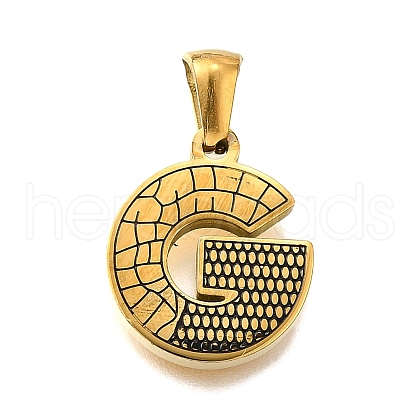 Golden 304 Stainless Steel Pendants STAS-K300-01G-G-1
