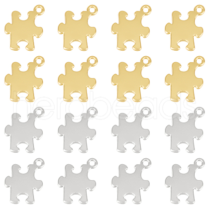 Unicraftale 20Pcs 2 Colors Alloy Pendants FIND-UN0003-28-1
