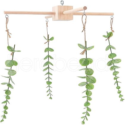 DIY Eucalyptus Wood Holder Set AJEW-WH0013-33-1