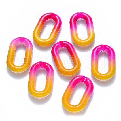 Two Tone Opaque Acrylic Linking Rings OACR-S036-006B-M01-1