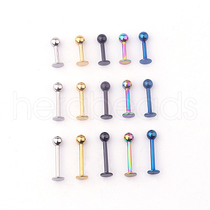 Round 316L Surgical Stainless Steel Cartilage Earrings for Women Men WG71791-04-1