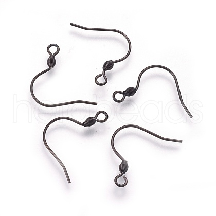 304 Stainless Steel Earring Hooks STAS-O119-07B-1