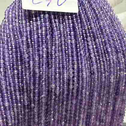 Natural Amethyst Beads Strands G-RM250101-C30-1