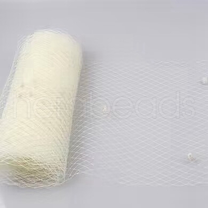 AHADERMAKER 1M Polyester Mesh Fabric AJEW-GA0006-87B-1
