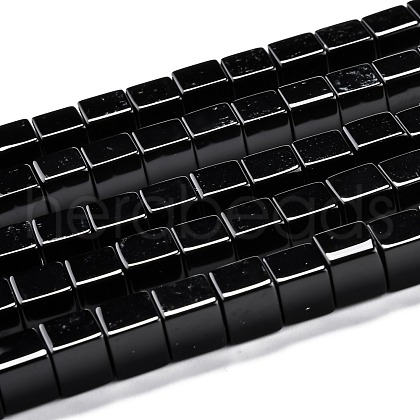 Natural Black Onyx Beads Strands G-H266-09A-1