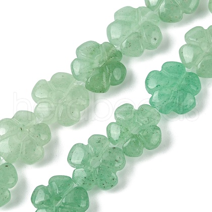 Natural Green Aventurine Beads Strands G-H023-B13-01-1