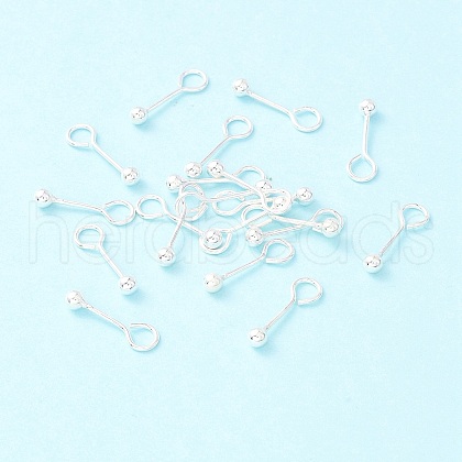 925 Sterling Silver Stud Earring Findings STER-P047-04B-S-1