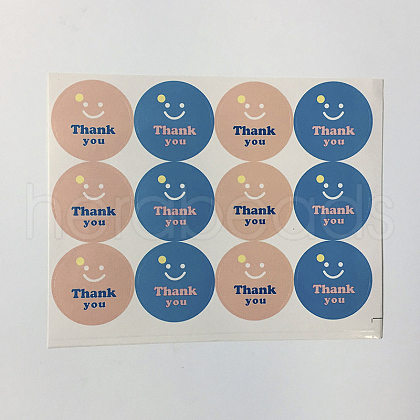 Thank You Sealing Stickers AJEW-WH0020-02-1