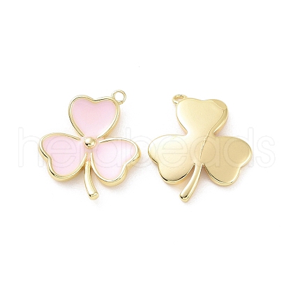 Brass Enamel Pendants KK-A168-14G-1