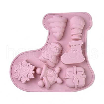 Christmas Food Grade Silicone Waffle Molds DIY-L025-041-1