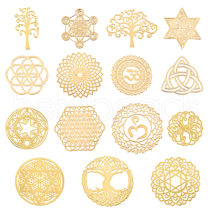Olycraft Self Adhesive Brass Stickers DIY-OC0002-51-1