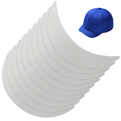 Plastic Hat Brim Board for Peaked Cap AJEW-WH0542-038-1