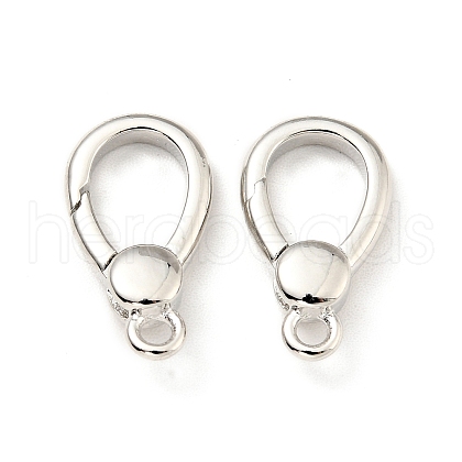 Brass Spring Gate Rings X-KK-G416-50P-1