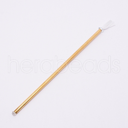 Brass Stretch Oil Lamp Fire Rod TOOL-WH0130-27-1